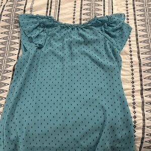 LOFT green blouse size SP